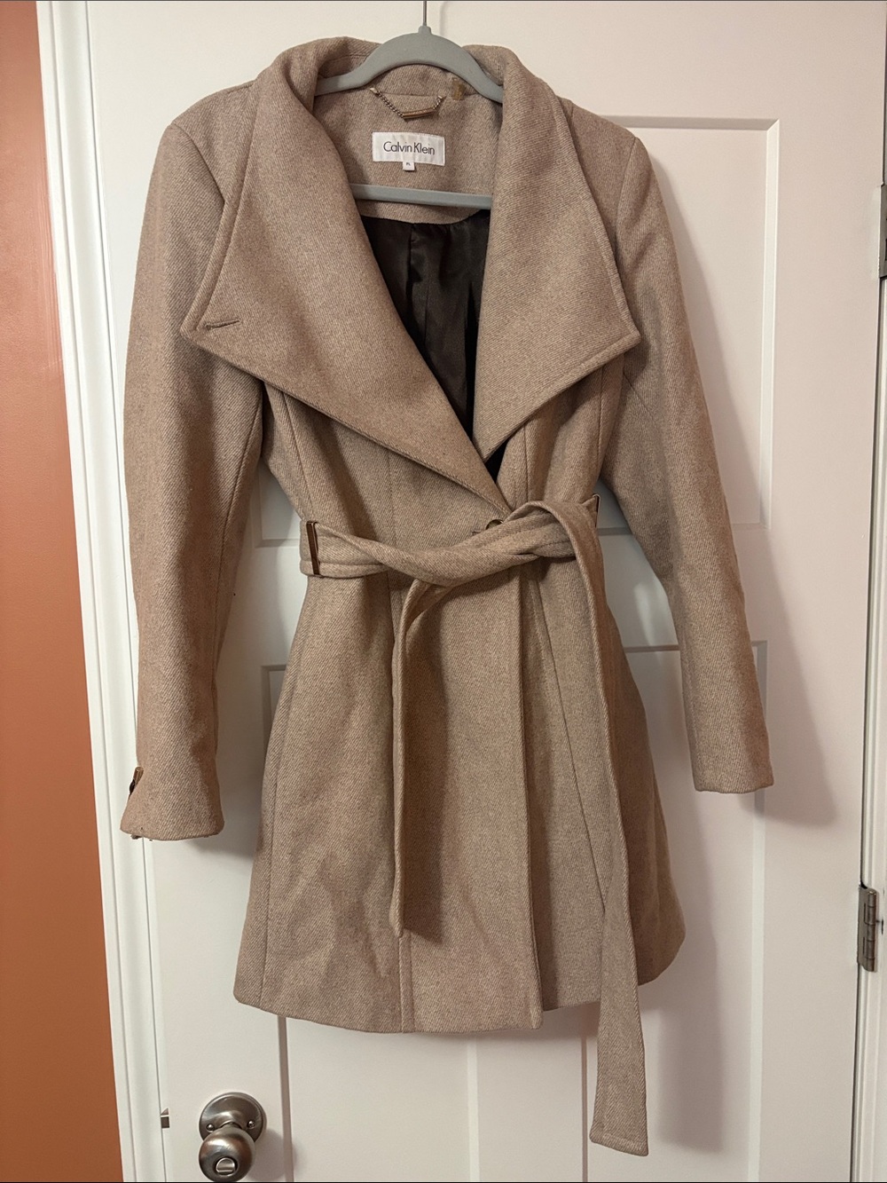 Calvin Klein wool blend coat